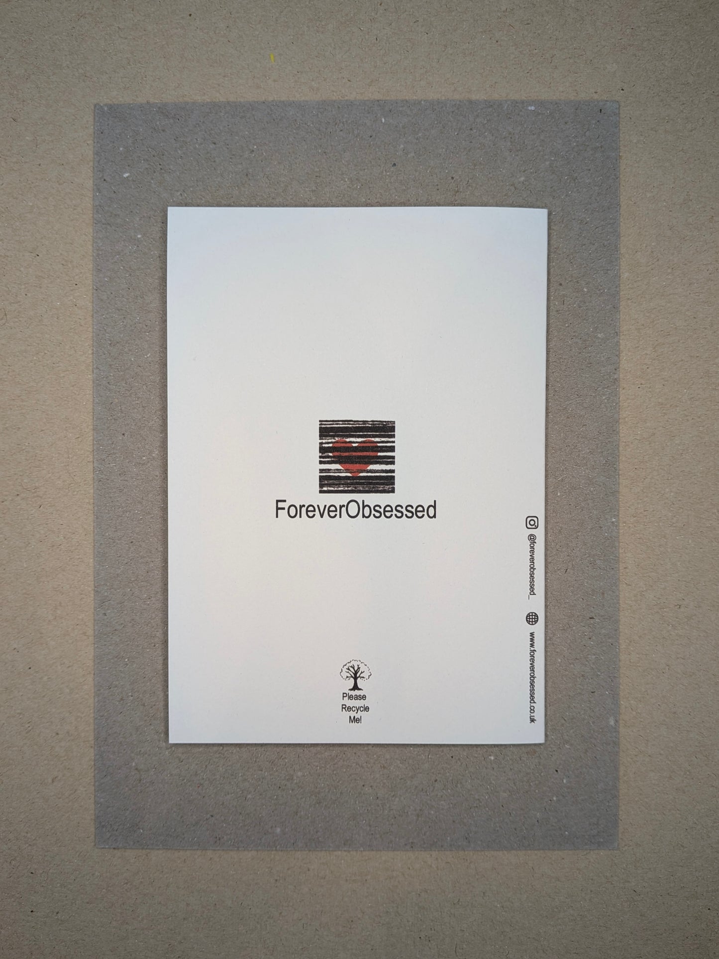 One Red Heart - Blank Card