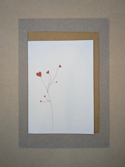 Tree of Hearts - Blank Card